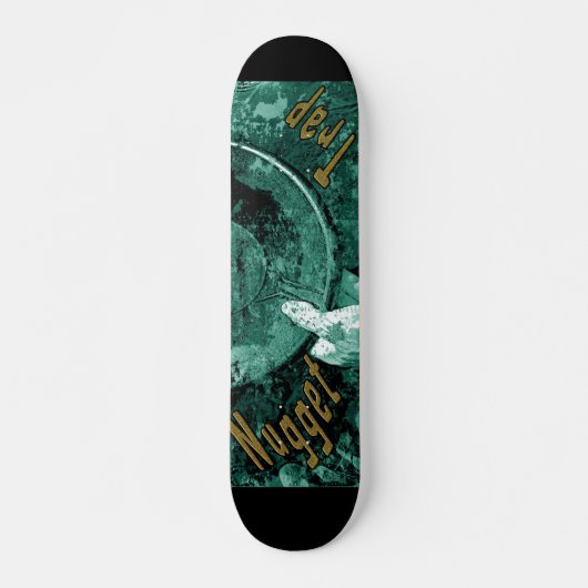 De gouden snugget val persoonlijk skateboard (Voorkant)