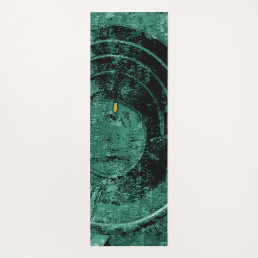 De gouden snugget val yogamat (Achterkant)