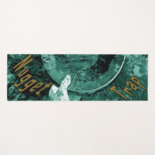 De gouden snugget val yogamat (Voorkant (horizontaal))