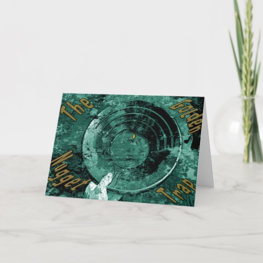 De gouden snugget valkaart kaart (Voorkant)