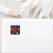 De Gouden Ster van de Handschoen van het Honkbal Etiket (Insitu)