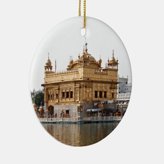 De gouden tempel in Amritsar Keramisch Ornament (Rechts)