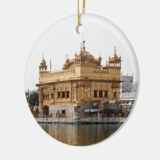 De gouden tempel in Amritsar Keramisch Ornament (Links)