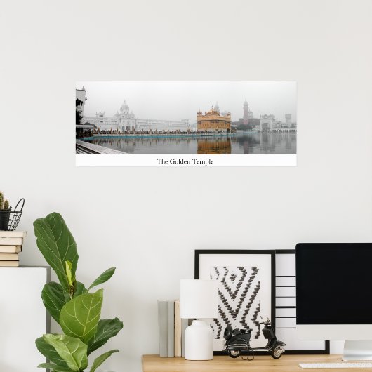 De gouden tempel poster (Thuiskantoor)