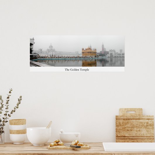 De gouden tempel poster (Keuken)