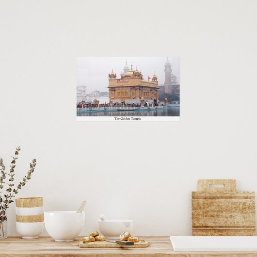 De gouden tempel poster (Keuken)