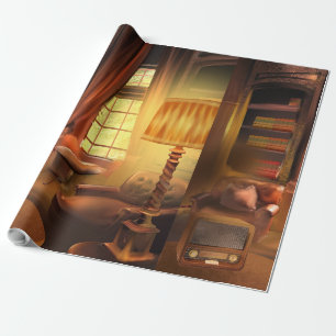 De gouden tijd van de radio cadeaupapier
