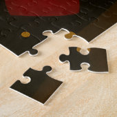 De gouden tranen van Freya met donker haar Legpuzzel (Zijkant)