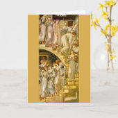 De gouden trap van Edward Burne-Jones Kaart (Gele Bloem)