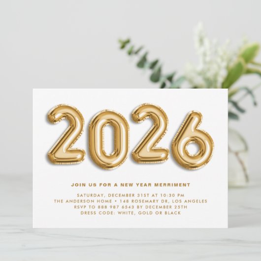 De gouden Uitnodiging van de Partij van de (Staand voorkant)