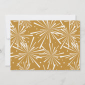 De gouden Uitnodiging van de Partij van de (Achterkant)