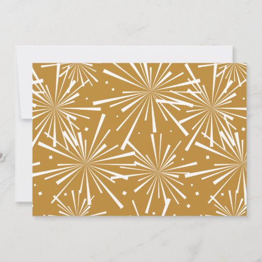 De gouden Uitnodiging van de Partij van de (Achterkant)