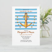 De gouden Uitnodiging van het Anker (Staand voorkant)