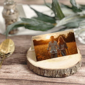 De Gouden Uur Grace Foto Bloemen bruiloft gevouwen Plaatskaartje