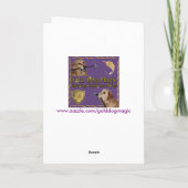 De gouden Verjaardag van het Vuurrad Kaart (Achterkant)