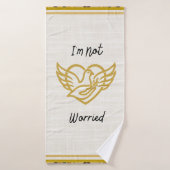 De Gouden Verzekering - Matteüs 6:25 Badhanddoek (Badhanddoek)