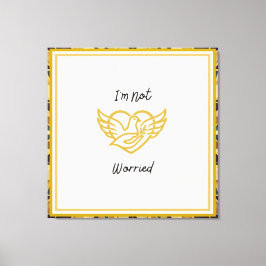 De Gouden Verzekering - Matteüs 6:25 Canvas Afdruk