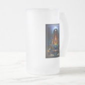 De gouden visie op de fractale kunst van Arsencia Matglas Bierpul (Voorkant rechts)