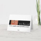 De gouden Vlinder dankt u Bedankkaart (Achterkant)