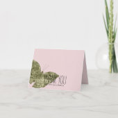 De gouden Vlinder van het Juweel dankt u Bedankkaart (Voorkant)