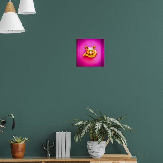 🦊 De Gouden Vos Deurklopper Poster (Woonkamer 1)
