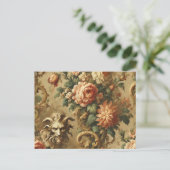 De Gouden Vriend - Gotisch Victoriaans Feestdagenkaart (Staand voorkant)