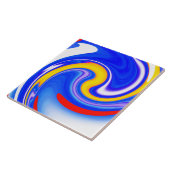 De gouden weg kunst tegeltje (Zijkant)