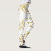De gouden wereld van de moderne glimmende leggings (Rechts)