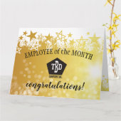 De gouden werknemer van Faux van de kaart van de (Gele Bloem)