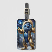 De gouden Yeti's nachtkap Bagagelabel (Voorkant (verticaal))