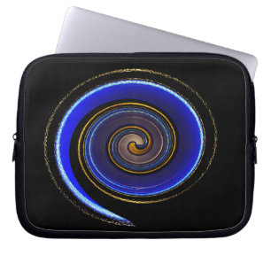De gouden Zak van de Elektronika van de Werveling Laptop Sleeve