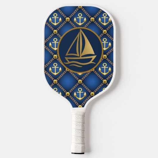 De Gouden Zeiler Pickleball Paddle (Achterkant)