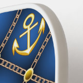 De Gouden Zeiler Pickleball Paddle (Links Detail)