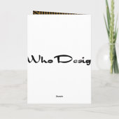 De gouden Zwarte Gebeurtenis van de Foto of dankt Bedankkaart (Achterkant)