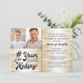 De goudjaren van de geboorte borstelden in de het  kaart (Staand voorkant)