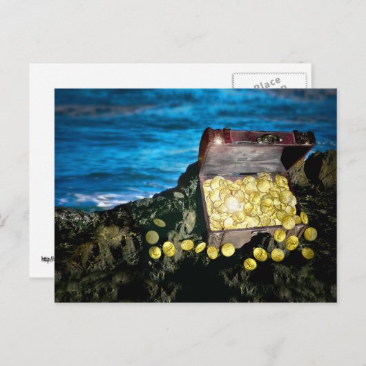 De goudkoorts op de Rocks Briefkaart (Voorkant / Achterkant)