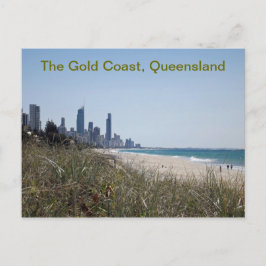 De goudkust, Queensland, Australië Briefkaart