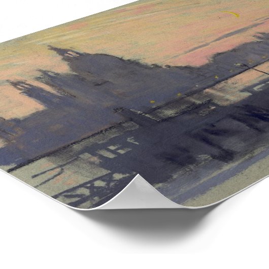 De goudmaan poster (Hoek)