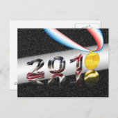 De goudmedaille van Amerika Briefkaart (Voorkant / Achterkant)