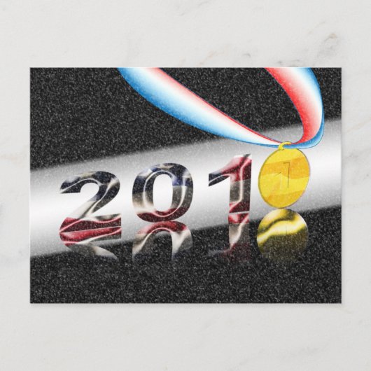 De goudmedaille van Amerika Briefkaart (Voorkant)