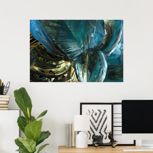 De goudstroom poster (Thuiskantoor)