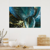 De goudstroom poster (Keuken)