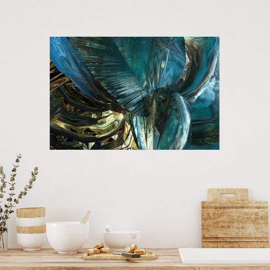 De goudstroom poster (Keuken)