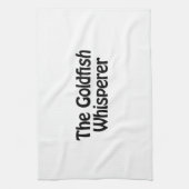 De goudvis fluistert theedoek (Verticaal)