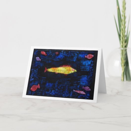 De goudvis, Paul Klee Kaart (Voorkant)