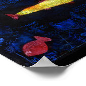 De goudvis, Paul Klee Poster (Hoek)