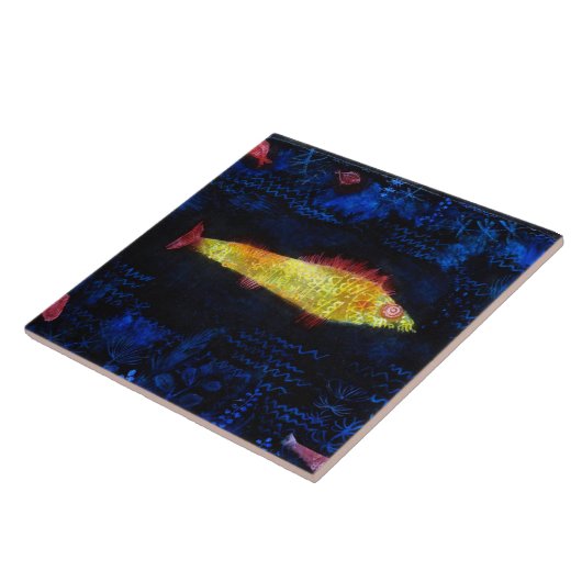 De goudvis, Paul Klee Tegeltje (Zijkant)