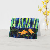 De Goudvis van Norooz in Water, van wij allemaal Kaart (Gele Bloem)