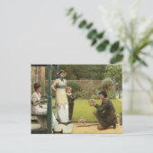 De goudvis verkoper | George Dunlop Leslie Briefkaart (Staand voorkant)