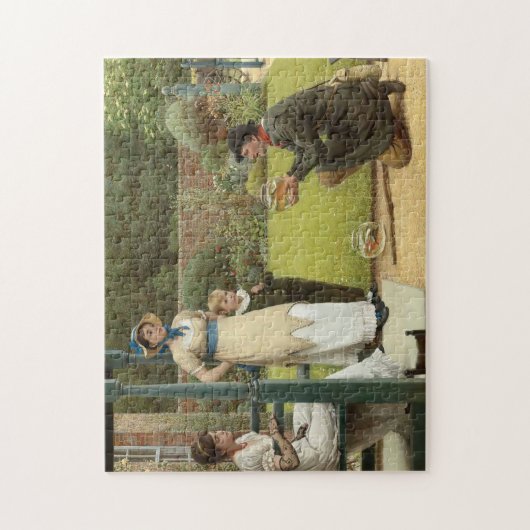 De goudvis verkoper | George Dunlop Leslie Legpuzzel (Verticaal)